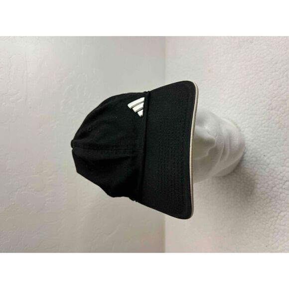Adidas Black‎ Baseball Cap Adjustable White Emblem Unisex One Size - Picture 1 of 6